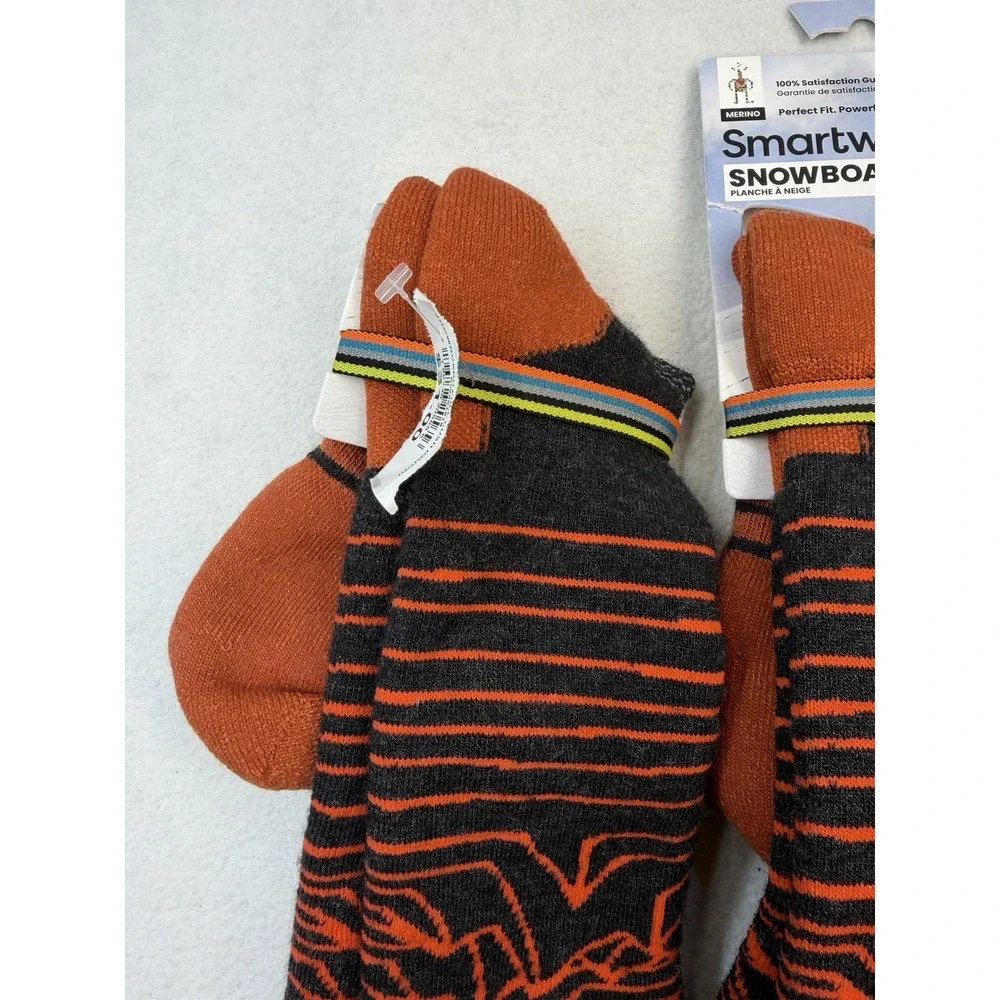 Smartwool 3 Pairs Snowboard Iguchi Pattern Over The Calf Socks Size Medium NEW